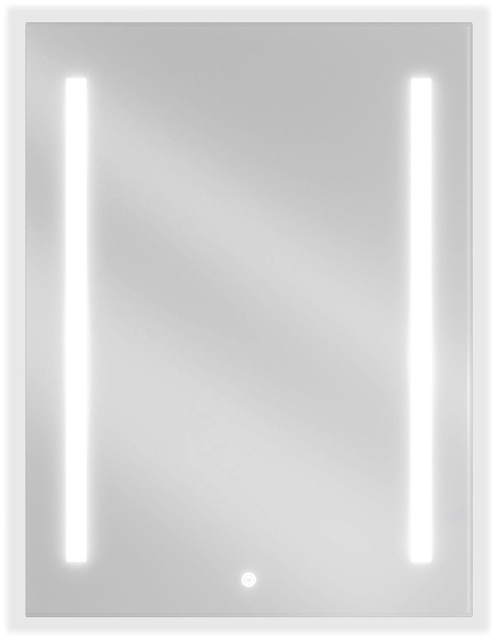 Mexen Remi apšviestas vonios veidrodis 60 x 80 cm, LED 6000K, apsauga nuo garų - 9804-060-080-611-00