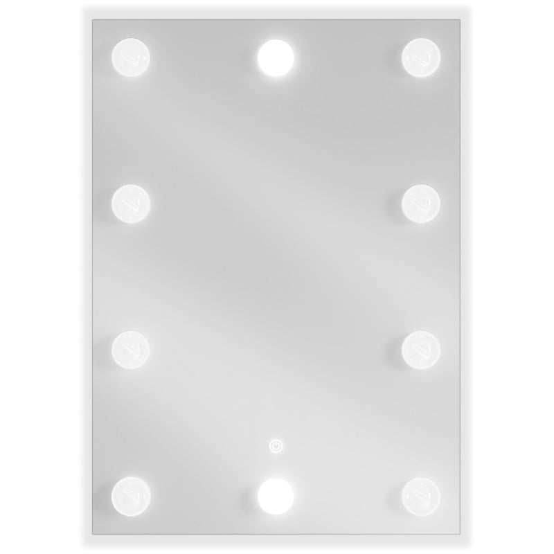 Mexen Dona apšviestas vonios veidrodis 50 x 70 cm, LED 6000K, apsauga nuo garų - 9818-050-070-611-00