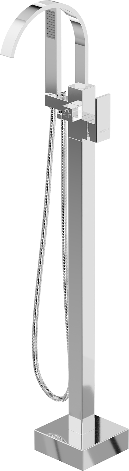 Mexen Veda laisvai pastatomas vonios maišytuvas, Chromo - 75433-00