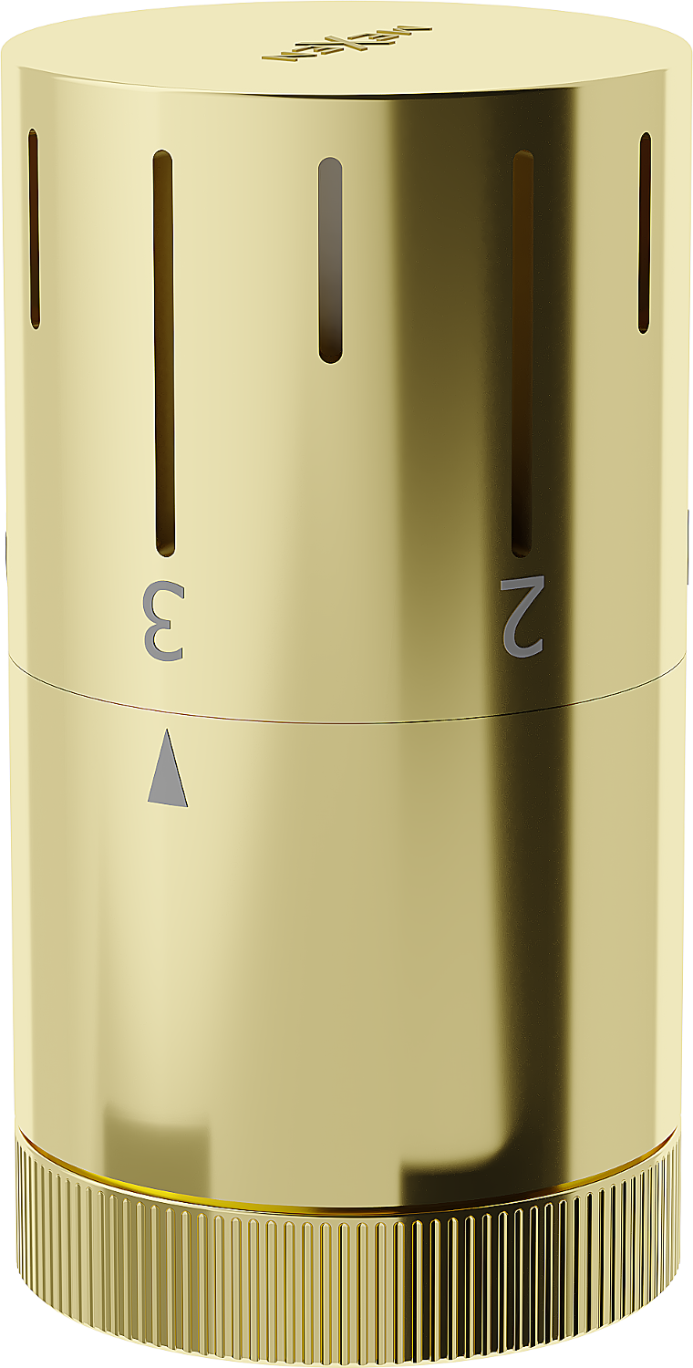 Mexen termostatinė radiatoriaus galvutė, auksinė - W908-005-50