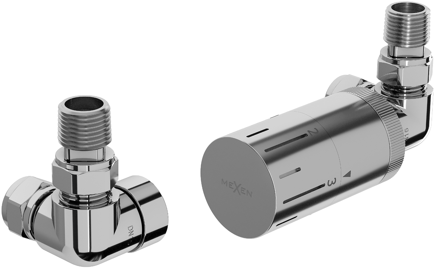 Mexen G05 termostatinio tipo rinkinys, ašinis, chromas - W903-958-01