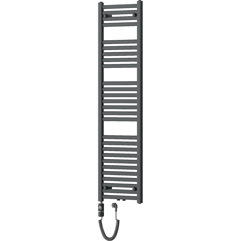 Mexen Hades elektrinis radiatorius 1500 x 400 mm, 600 W, antracitas - W104-1500-400-2600-66
