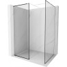 Mexen Kioto dušo siena Walk-in 110 x 80 cm, juodos modelis, balta - 800-110-202-20-70-080