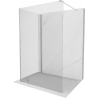 Mexen Kioto dušo pertvara Walk-in 130 x 80 cm, permatoma, chromuota - 800-130-212-01-00-080