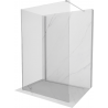 Mexen Kioto dušo siena Walk-in 130 x 120 cm, skaidri, chromuota - 800-130-212-01-00-120