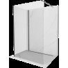 Mexen Kioto dušo siena Walk-in 105 x 90 cm, skaidri, juoda - 800-105-212-70-00-090