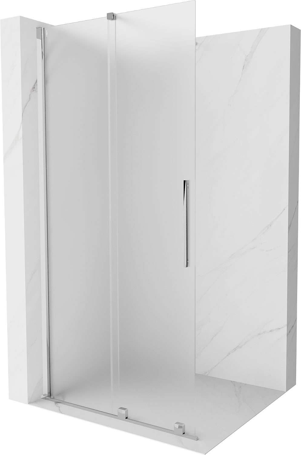 Mexen Velar dušo pertvara judanti Walk-in 100 x 200 cm, matiniai 8 mm, chromas - 871-100-000-33-01