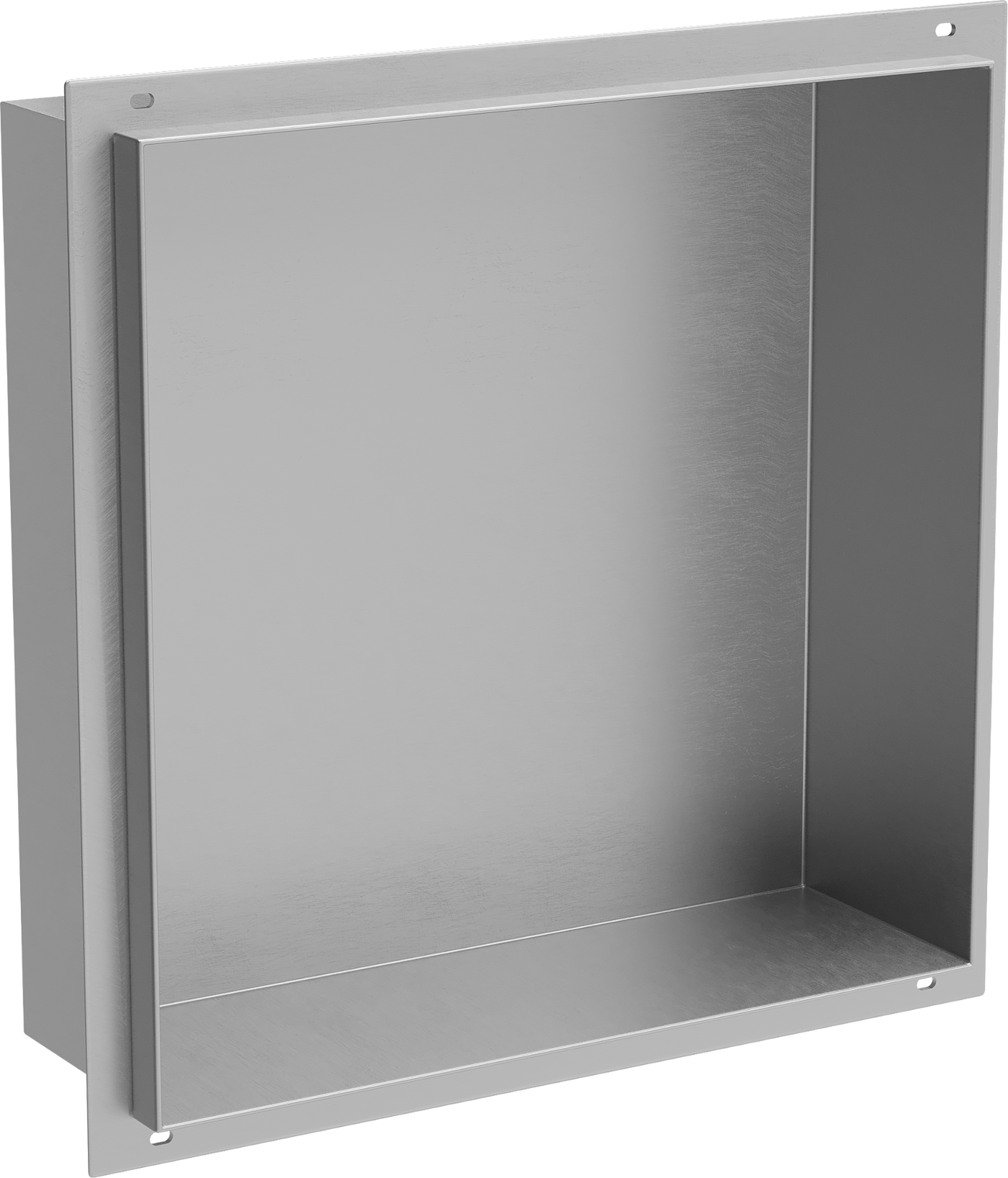 Mexen X-Wall-NR įleidžiama lentyna be apvado 30 x 30 cm, inox - 1911303010