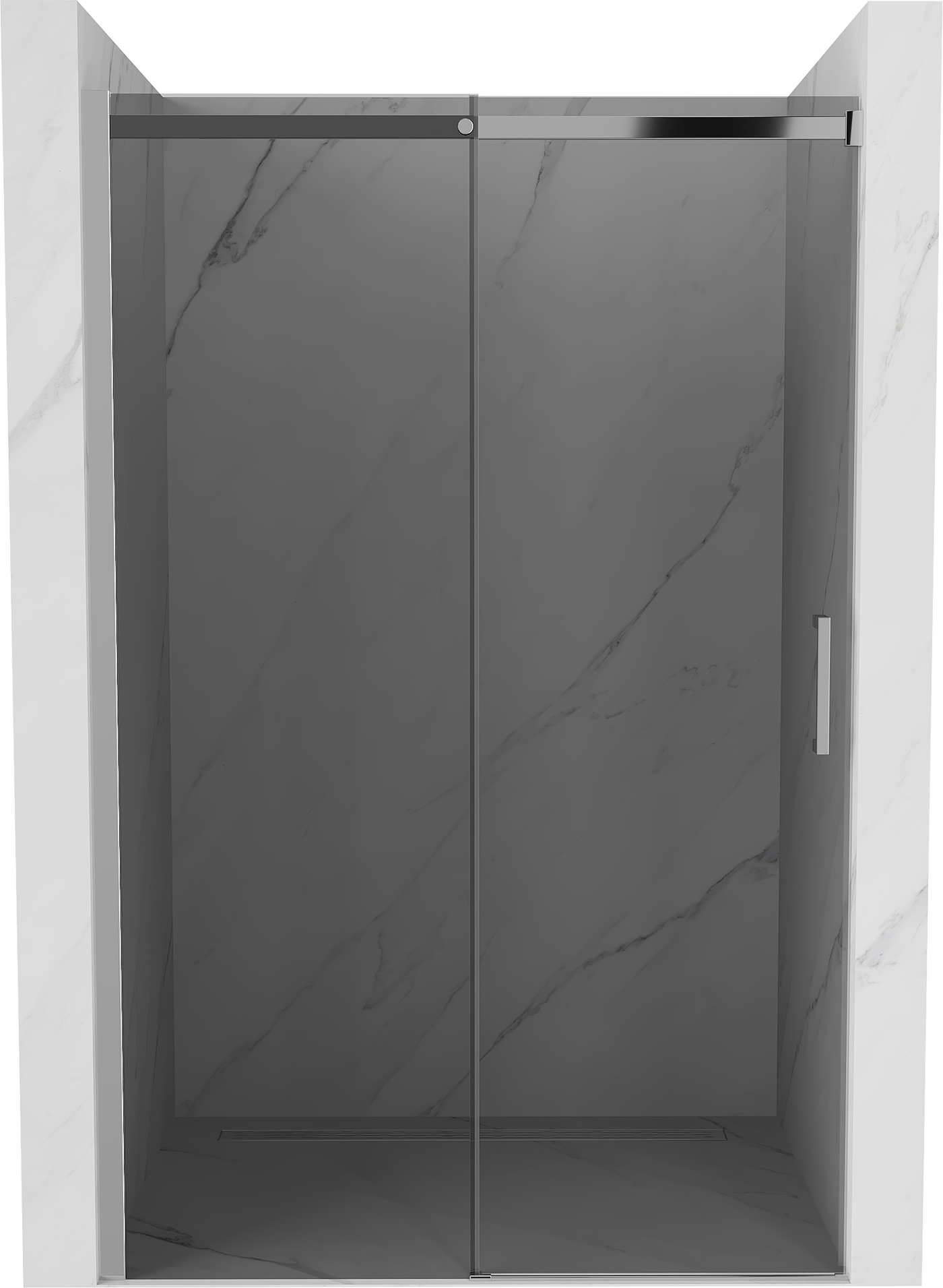 Mexen Omega stumdomos dušo durys 100 cm, Grafito, Chromo - 825-100-000-01-40