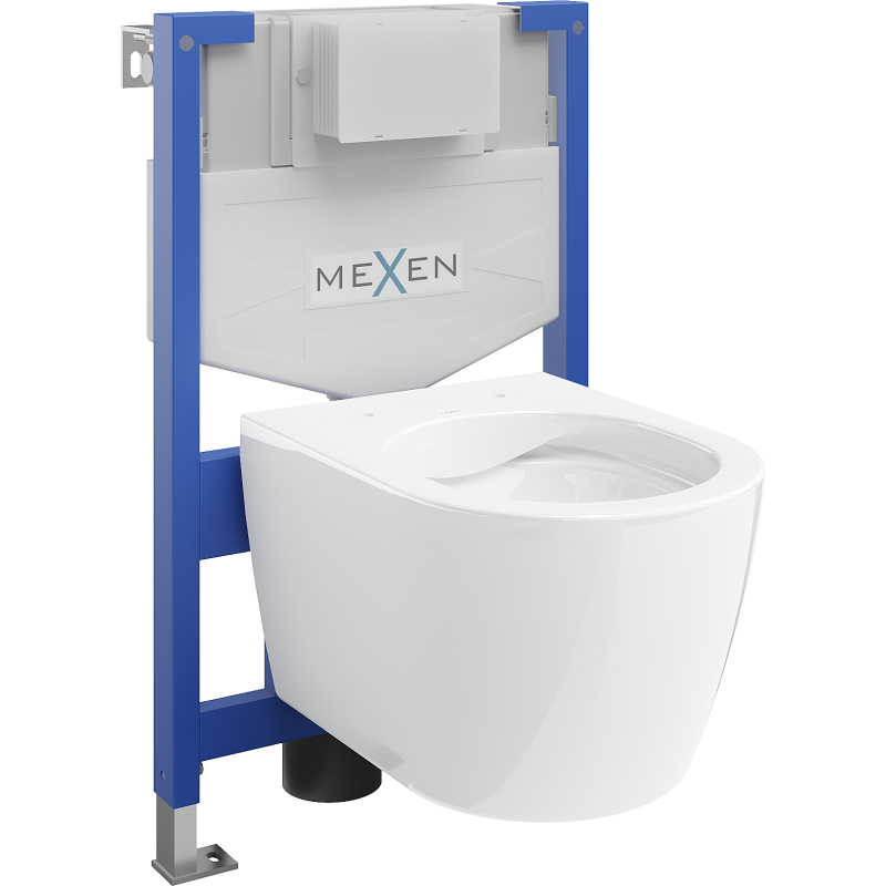 Mexen WC potinkinis komplektas Felix XS-F stovas su klozetu Carmen, Balta - 6803388XX00