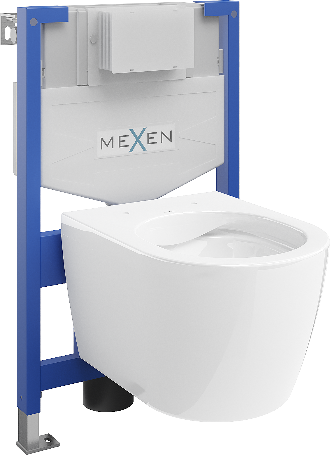 Mexen WC potinkinis komplektas Felix XS-F stovas su klozetu Carmen, Balta - 6803388XX00