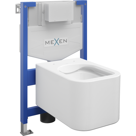 Mexen WC potinkinis komplektas Felix XS-F stovas su klozetu Elis, Balta - 6803391XX00