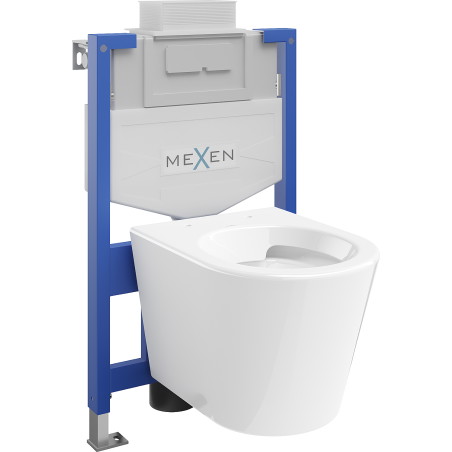 Mexen WC potinkinis komplektas Felix XS-U stovas su klozetu Rico, Balta - 6853372XX00